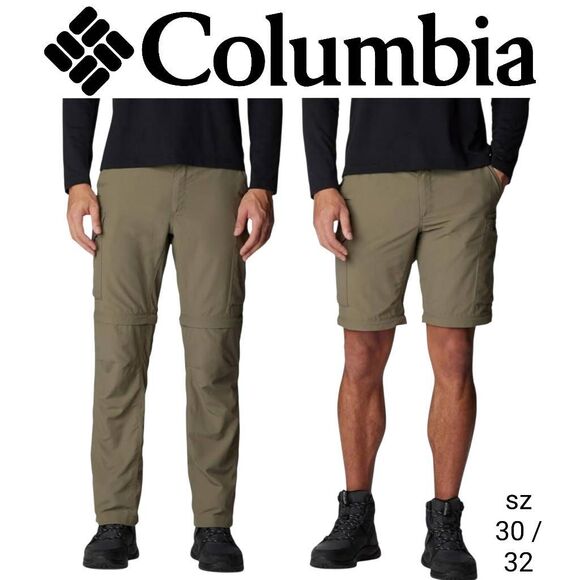 Colombia Omni Shade UV Protection Cooling Lightweight Convertible Pants Shorts - Picture 1 of 11